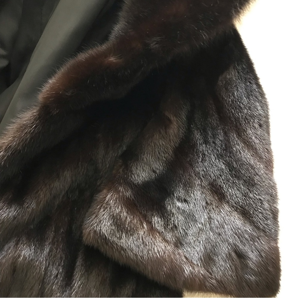 Vintage Genuine Mink Fur Coat - Picture 7 of 13
